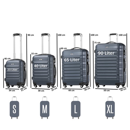 Set valigie da - set, 4