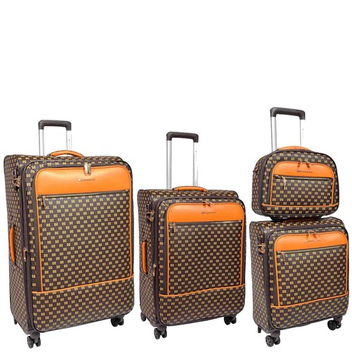Set valigie marroni - valigie, per