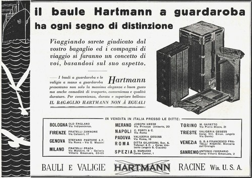 Pubblicita 1931 hartmann - pubblicita',