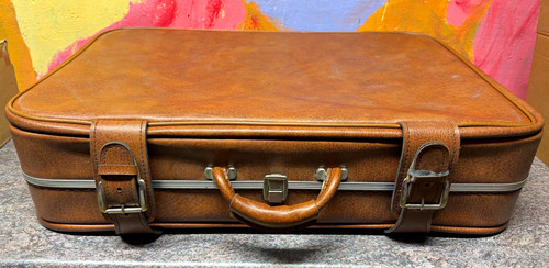 Valigia viaggio vintage - valigia,